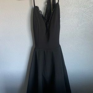 Black laced dress